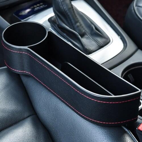 Car Seat Crevice Storage Box Car Accessories Slot Multi-function Organizer Car Foldable Cup Holder Car Storage Organizer Holder