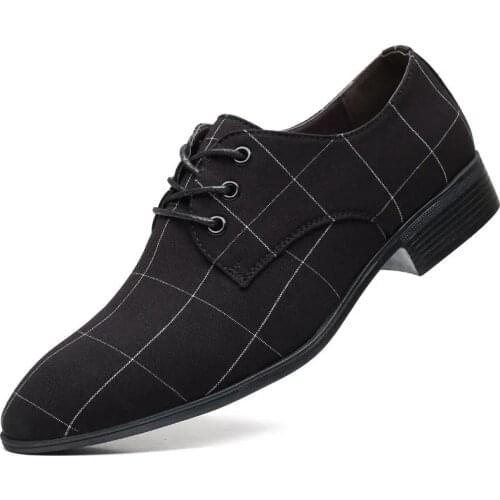 Summer New Fashion Classic Business Mens Shoes Korean Version Of The Pointed Formal Wedding Shoes Mens Non-Slip Wear-Resistant