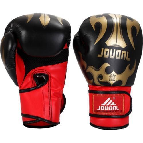2016 New Male 10 oz PU Muay Thai Boxing Gloves Sanda Guantoni Da Boxe Women Men Fighting Sandbag Training Luvas Boxeo Guantes