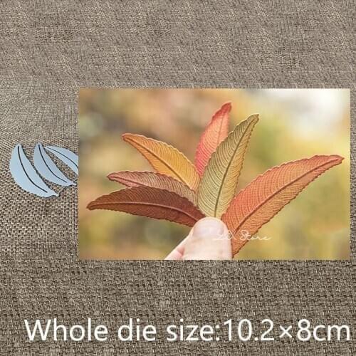 New Design Craft Metal stencil mold Cutting Dies 3pcs leaves decoration scrapbook die cuts Album Paper Card Craft Embossing