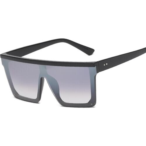 TEENYOUN Fashion Brand Designer Square Sunglasses Women Vintage Reflective Women Sun Glasses Mirror UV400 Oculos De Sol