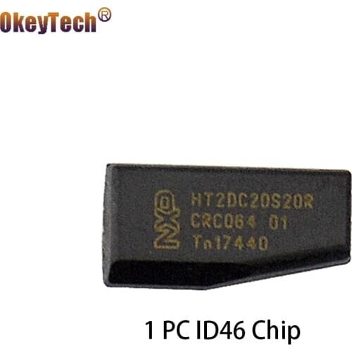 OkeyTech 1PC Original Carbon Cremic Transponder Blank Chip PCF7936 ID46 For Peugeot For Citroen For Nissan For BMW