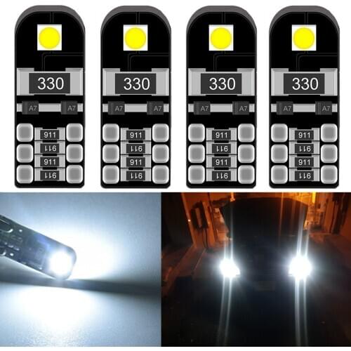 T10 W5W LED Canbus White LED Exterior Lights Reverse back up bulb for Skoda Octavia 2 3 MK2 MK3 A5 A7 1Z 5E (2005+) superb karoq