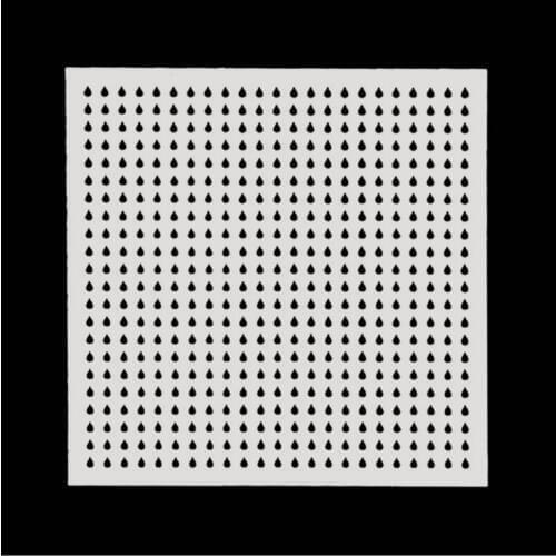 15*15 Rain point Layering Stencils Drawing Color Spray stencil DIY Scrapbook photo album Decorative Embossing DIY Card Crafts