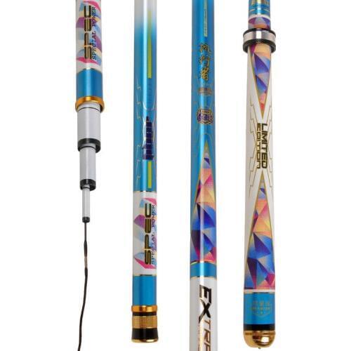 Fishing Rod Carbon Fishing Olta Ultra Light 6H1 9 Tone Ultra Hard Taiwan Peche Carbon Black Pit Wedkarstwo Olta Competitive Pole