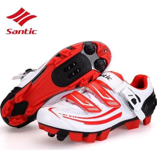 Santic Cycling Shoes Mountain Women 2018 Self-Locking Bicycle Shoes Nylon TPU Bike Shoes Athletic Sapatillas Ciclismo