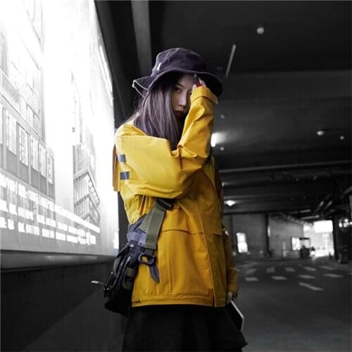 WSNHLAB Functional Stormsuit jacket windbreaker with multiple pockets streetwear techwear harajuku japanese style