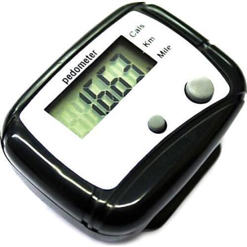 LCD Belt Clip Pedometer Walking Steps Count Calorie Kilometer Counter Walking Distance Pocket Clip Fitness Equipment