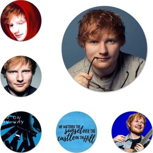 Ed Sheeran Icons Pins Badge Decoration Brooches Metal Badges For Clothes Backpack Decoration