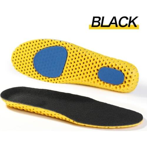 1pair of Elastic Breathable Deodorant Shoes Running Pad Insole Insert Memory Foam Insole Sole