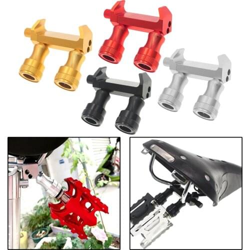 1 Piece Quick Release Bike Pedal Mount Holder Adapter for Folding Bike Saddle Pedal Mounts