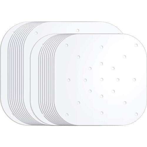 200 Pcs Air Fryer Liners 7.5/8.5 Inch Air Fryer Parchment Paper Square Steaming Paper for Air Fryer Steaming Basket