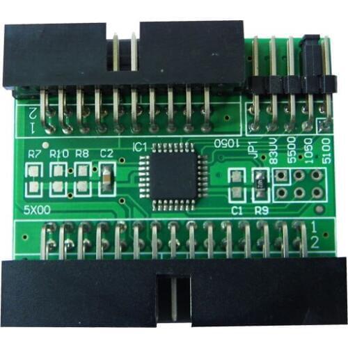 2017 100% New 2 pcs Chip decoder for HP 5100 5500 5000 1050 1055 etc printer decoder on high quality