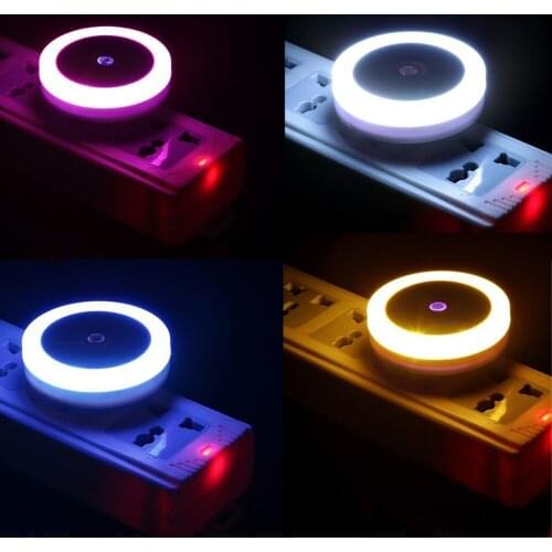 4pcs Light Sensor Controle Mini Plug Novelty lamp Baby Gift baby bedroom lamp Drop shipping