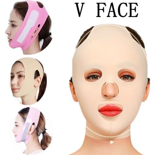 Delicate Face Mask Slimming Bandage Skin Care Belt Shape Lift Reduce Double Chin Masks Facial Thining Band