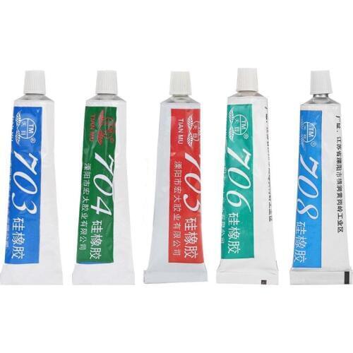 703/704/705/706/707Fixed High Temperature Resistant Silicone Rubber Sealing Glue Waterproof New Insulating Electronic Sealant