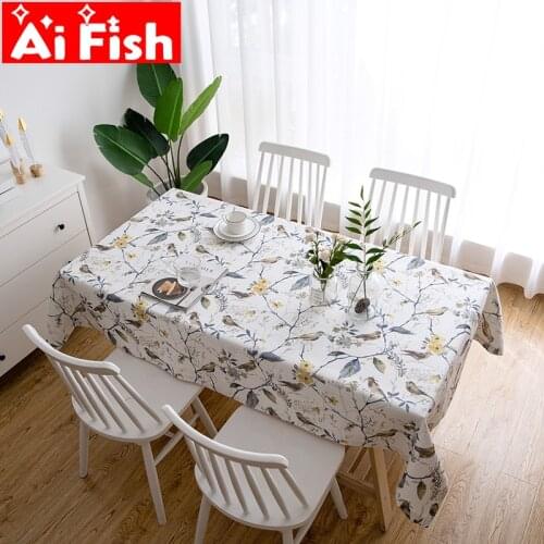 Хлопковые скатерти на стол AiFish China At AliExpress