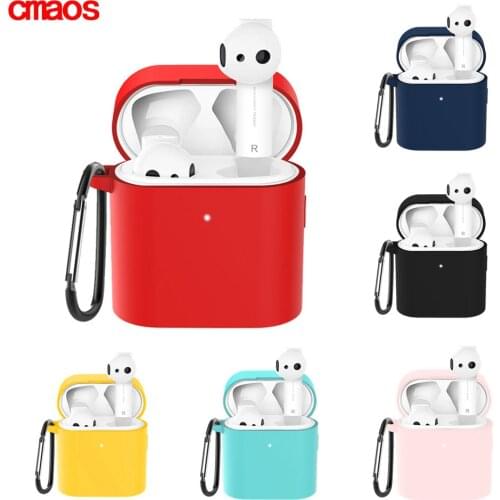 For Mi Air 2/2S Earphone Case Silicone Tpu Cover Voor Xiaomi Mi Airdots Pro 2 / 2S Protector Frame Voor Mi air 2S/2 Beschermende