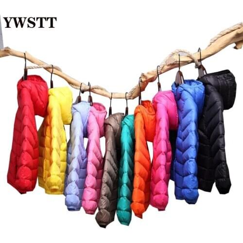 Childrens Down Jacket 2020 Autumn Winter new 90% Velvet Boys Girls Lightweight Down Jacket Baby Warm Coat