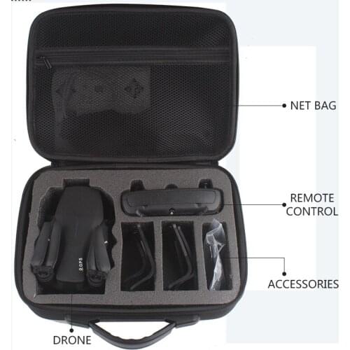 E520 Drone Storage Bag Quadcopter Spare Part Carrying Case Box Portable Handbag Remote Control Aircraft Accessory