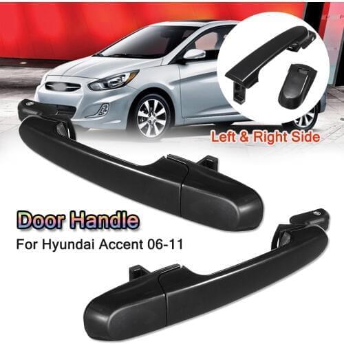 Car Outside Exterior Door Handle Set Rear Left Right Side ADP80246501S 83650-1E000 83660-1E050 For Hyundai Accent 2006-2011