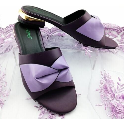 Hot Selling Mature Nigerian Women Shoes for Wedding Party High Quality for Party Shoes