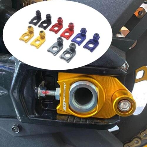 New Motorcycle Chain Adjustment Block Frame Swingarm Spools Sliders For SYM MAXSYM TL 500 TL500 2020