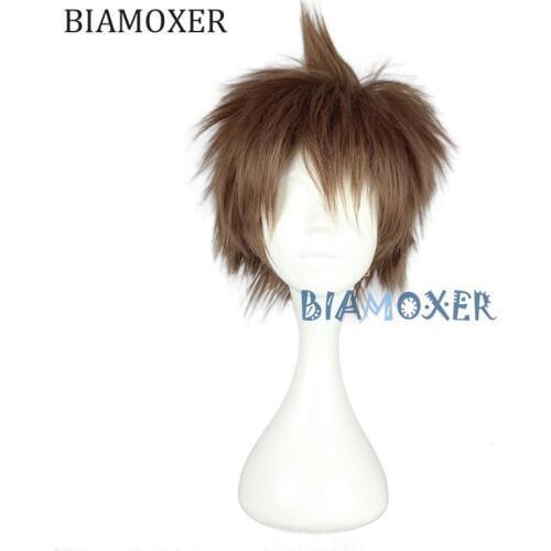 Hinata Hajime Cosplay Wig Short Anime Danganronpa Costume Dangan Ronpa Heat Resistant Synthetic Hair Men Wigs