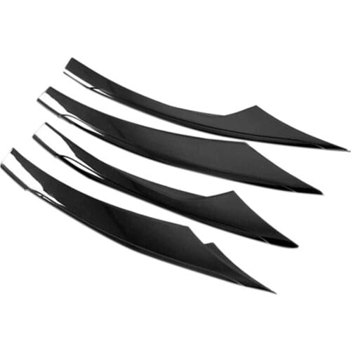 For Mercedes Benz E Class W213 2021 ABS Front Fog Light Decoration Strips Cover Trim Bumper Grille Trim