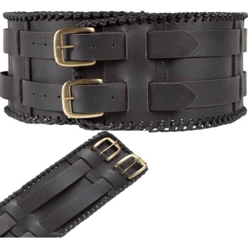 Medieval Accessories Vintage Wide Belt Men Knight Armors Medieval Viking Pirate Costume For Adult Cosplay Women Fancy Props