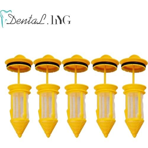 5pcs Dental Valve Strong Suction Weak Suction Filter Dental Water Filter Chair Equipment Parts Large Size For Dental Unit