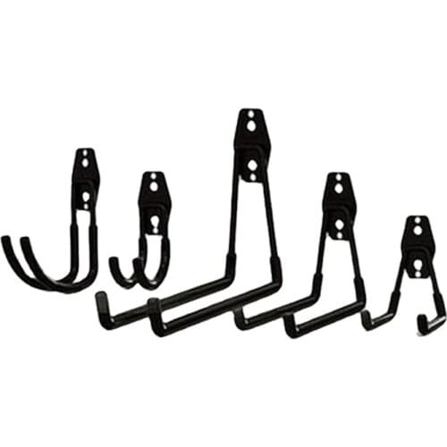 Heavy Duty Metal Hook Garage Organizer Wall Mount Bicycle Hanger Hooks Wall Mount Anti-slip Storage Hook for Ladders Garden Tool