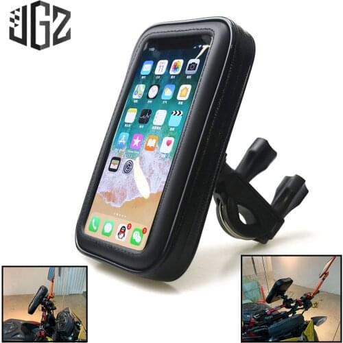 Motorcycle Bicycle Universal Mobile Phone Holder Bags Telephone Stand Waterproof Cases For Honda Triumph Yamaha BMW Ducati KTM