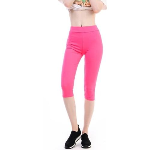 YYCZF Low Waist Push Up Fitness Leggings Crop Wide Waistband Cycling Short Leggings Workout Jogging For Women Training Leggings