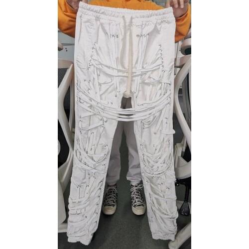 Cross Bandage Pants For Free shipping Women High Waist Full Length Plus Size Casual Black Trousers Female 2020 Autumn New Style