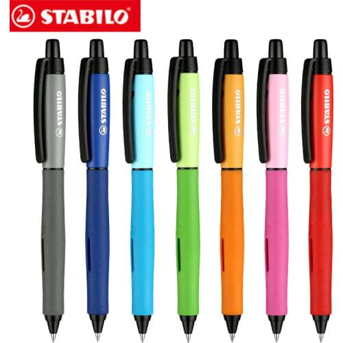 1Pcs Stabilo Gel Pen 268 PALETTE Press 0.5mm Signature Pens For School Kawaii Color Large Capacity Black Writing Exam Stationery