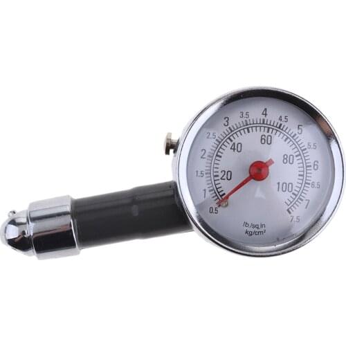 2X Vintage Motorbike 0 100 PSI 0 7.5 Kg / M2 Tire Pressure Gauge