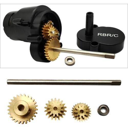 3x 1:10 Metal Gear Replacements for WPL D12 RC Trucks DIY Accessories