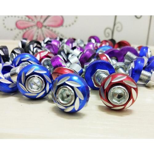 6mm electrombile carving screws Motorcycle license plates modified parts Motorcycle accessories in diameter