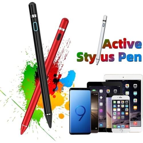 ANKNDO Universal Active Stylus Pen For Drawing Writing Pencil for iPad Pro for iPhone Xiaomi Android Tablet Touch Pen Accesorios