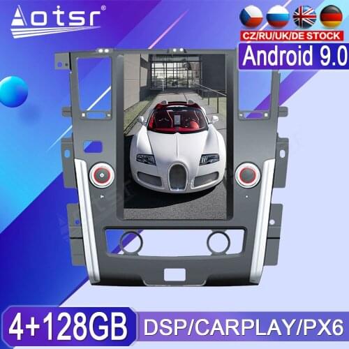 For NISSAN PATROL Android Radio Tape Recorder 2010-2018 Car Multimedia Player Stereo Head Unit PX6 Tesla Navi No 2din Autoradio