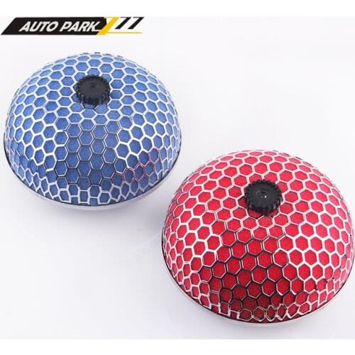 Auto Car universal Super Power Round flow cleaner high flow air Filter honeycomb type air intake system Air filter Mushroom head