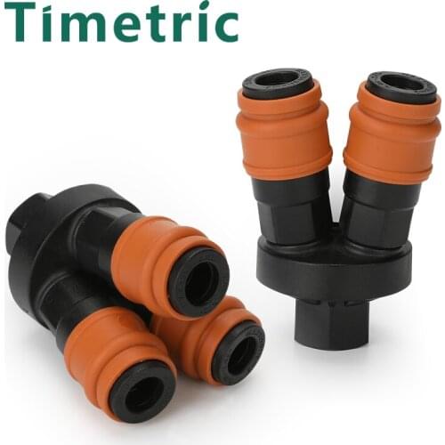 Air Compressor Connector Pneumatic Accessories 1/4 Quick Connector Air Gas Distributor For Pump Tool Coupler Multi-Shunt