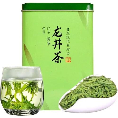 2021Spring 100g Famous Good Quality Dragon Well Spring Green,Tea for Health Care Tender Aroma Free Shipping