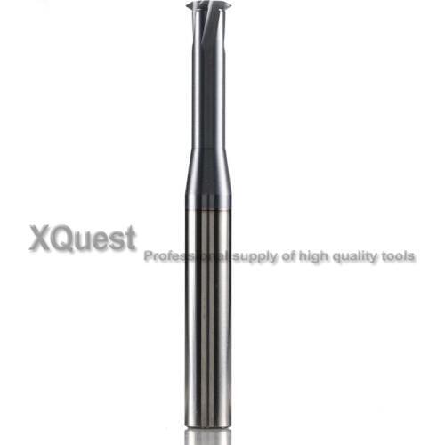 XQuest Solid Carbide Thread Milling Cutter Pith 0.25 0.3 0.35 0.4 0.5 Single Teeth thread Mill Cutters P 0.7 0.8 1.0 1.25 1.5 2