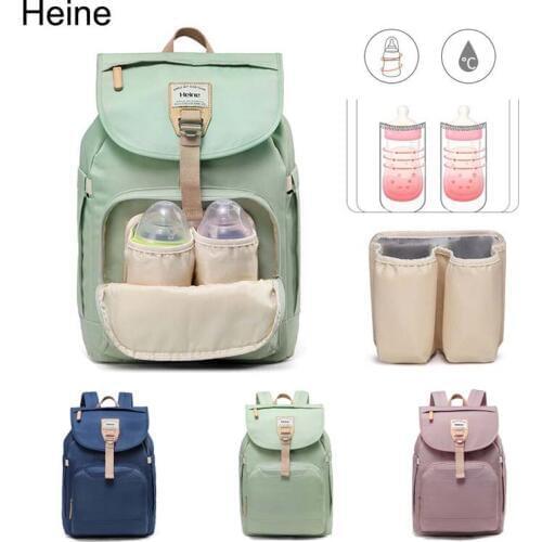 Heine Travel bag Diaper bag Backpack Casual Bag Macaron Thermos bag Portable Solid Mummy bag Nursing bag Bebe accessories