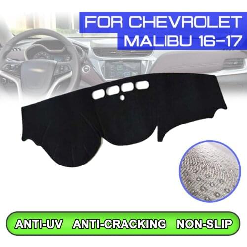 Car Dashboard Mat Anti-dirty Non-slip Dash Cover Mat UV Protection Shade for Chevrolet Malibu 2016 2017