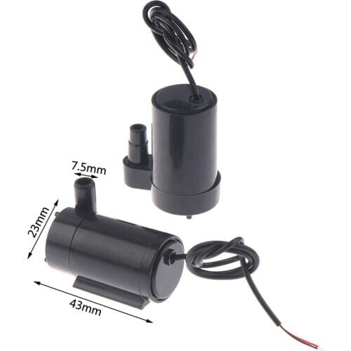 DC 5-12V Low Noise Brushless Motor Pump 1PC 3L/min Micro Submersible Water Pump