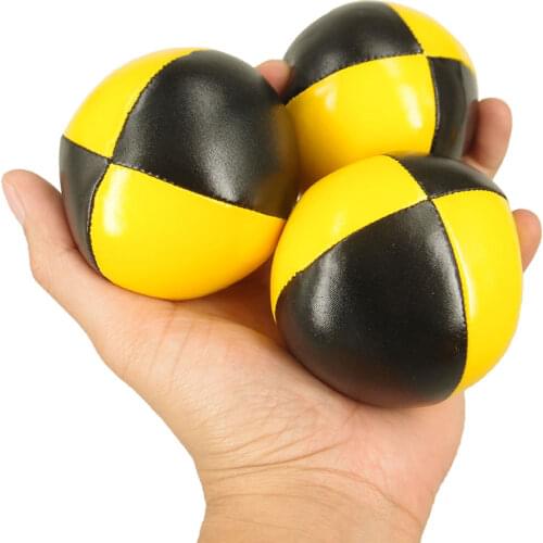 3PCS Net Set Suit Professional Juggling Ball Acrobatics Toss Ball Educational Toy Children Fun Sports Pu Soft Juggling Ball Toys