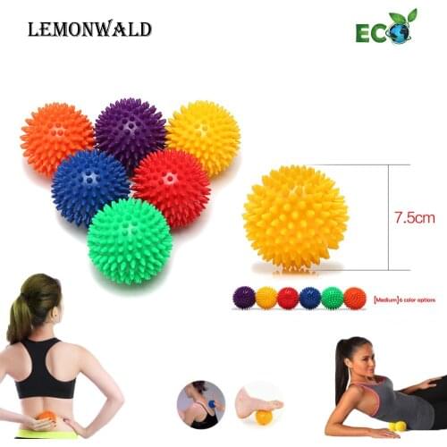 Lemonwald PVC Tip Massage Ball Exercise Exercise Exercise Hand Foot Pain Relief Plantar Fasciitis Relievers Gift To Wife
